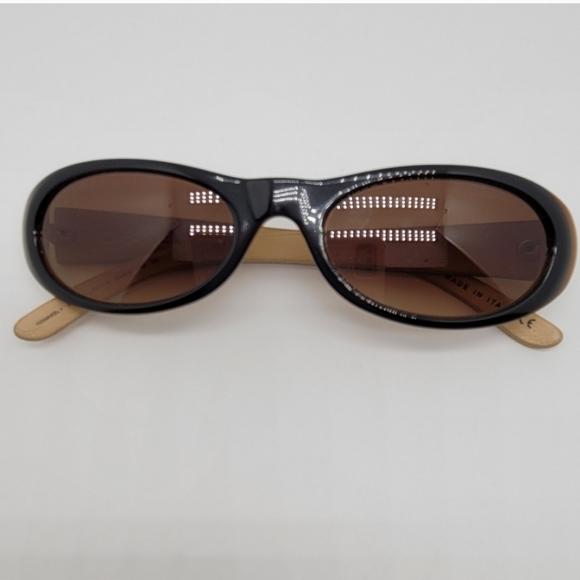 Chanel Beige Quilted Sunglasses - Picture 5 of 8